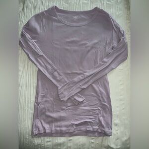 GAP Factory Lavender Long Sleeve Tee